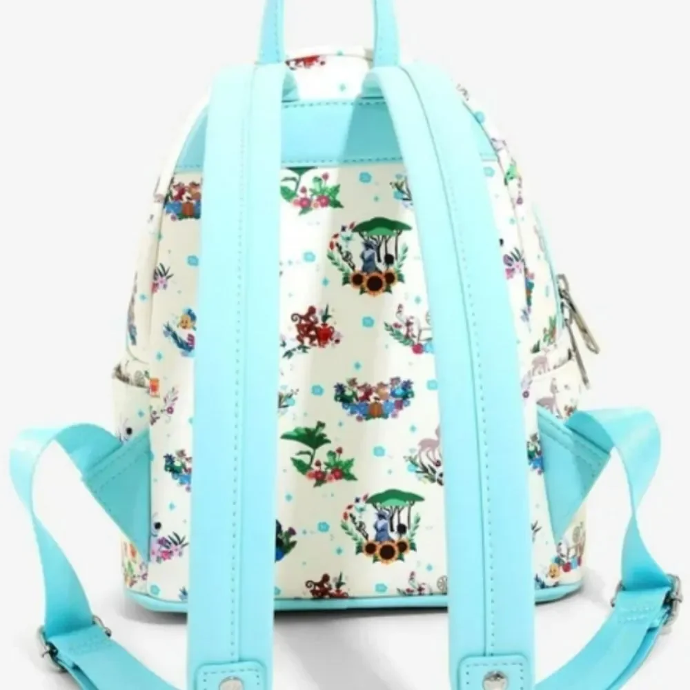 Disney Loungefly Princess Companions Mini Floral Backpack